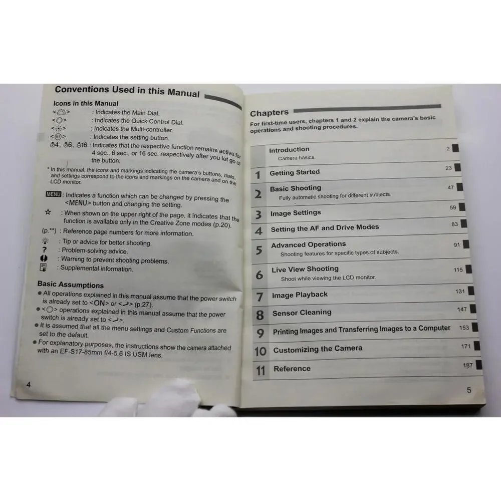 Canon EOS 50D Camera Instruction Manual